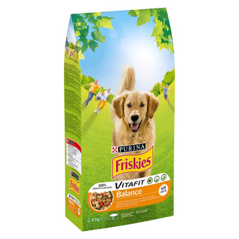 Корм сухий для собак 2,4 кг. Purina Friskies Balance, з куркою і овочами