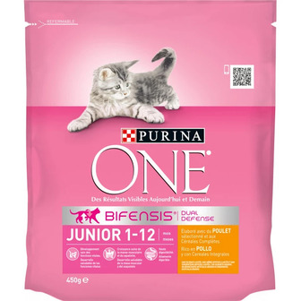 Корм сухий для кошенят 450 г. Purina One Junior З куркою