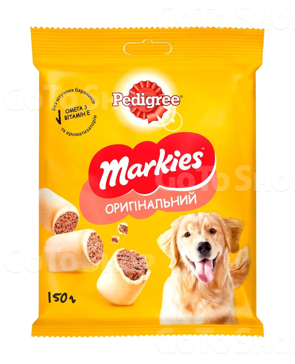 Ласощі для собак 150 г. Pedigree Markies печиво