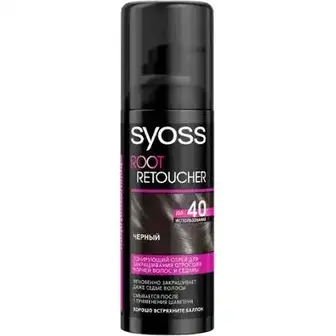 Тонуючий спрей Syoss Root Retoucher для маскування відросло коріння волосся і сивини 120 мл