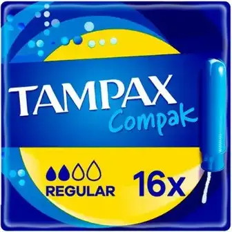 Тампони гігієнічні Tampax Compak Звичайні Duo 16 шт