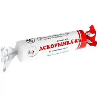 Дієтична добавка Аскорбінка з цукром 10 шт