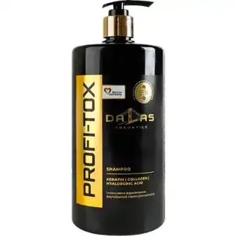 Шампунь Dalas Hair Pro-tox з кератином, колагеном і гіалуроновою кислотою 1 л