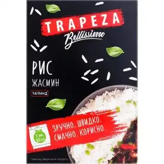 Рис Trapeza Жасмин шліфований довгозернистий 5 x 80 г