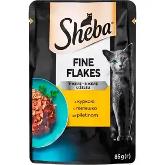 Корм для котів Sheba Delikatesse in Gelee волога з куркою в желе 85 г