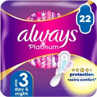 Прокладки Always Ultra Platinum Day&Night Quatro 22 шт