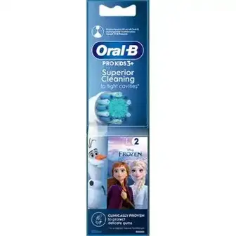 Насадки для електричної зубної щітки Oral-B Kids Frozen II 2 шт.
