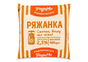 Ряжанка РадиМо 2.5% 400 мл