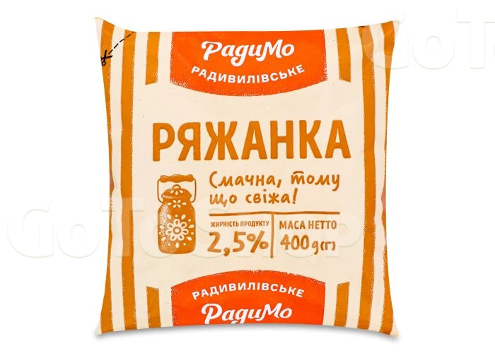 Ряжанка РадиМо 2.5% 400 мл