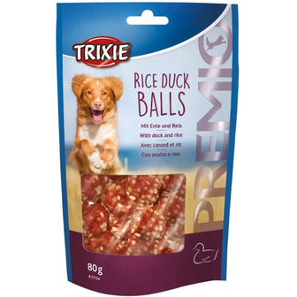 Ласощі для собак Trixie Rice Duck Balls качка-рис 80 г (4011905317045)