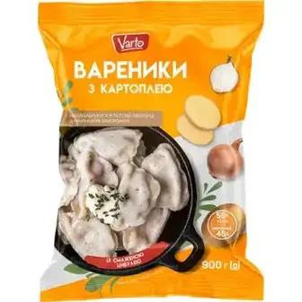 Вареники Varto з картоплею 900 г