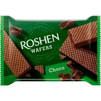 Вафлі Roshen Wafers Шоколад 72 г