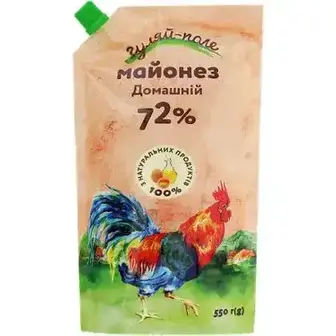 Майонез Гуляй-поле Домашній 72% 550 г 