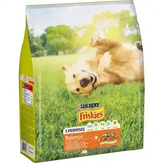 Сухий корм Friskies Balance для дорослих собак з куркою, яловичиною та овочами 2.4 кг