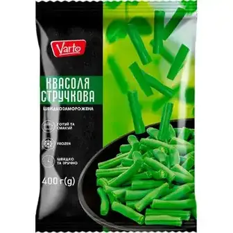 Квасоля стручкова Varto швидкозаморожена 400 г