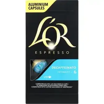 Кава мелена L'OR Espresso Decaffeinato 10 шт по 5 г