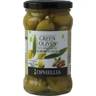 Оливки Ophellia з мигдалем 300 г