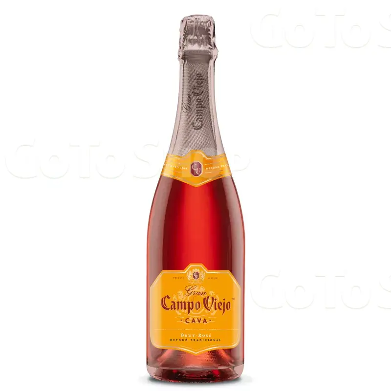 Вино игристое Campo Viejo Cava Brut Rose розовое 0,75л 12%