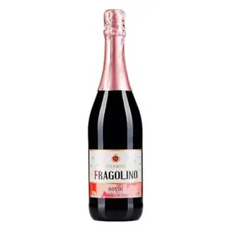 Вино ігристе Sizarini Fragolino Rosso червоне солодке 0,75л 7,5%