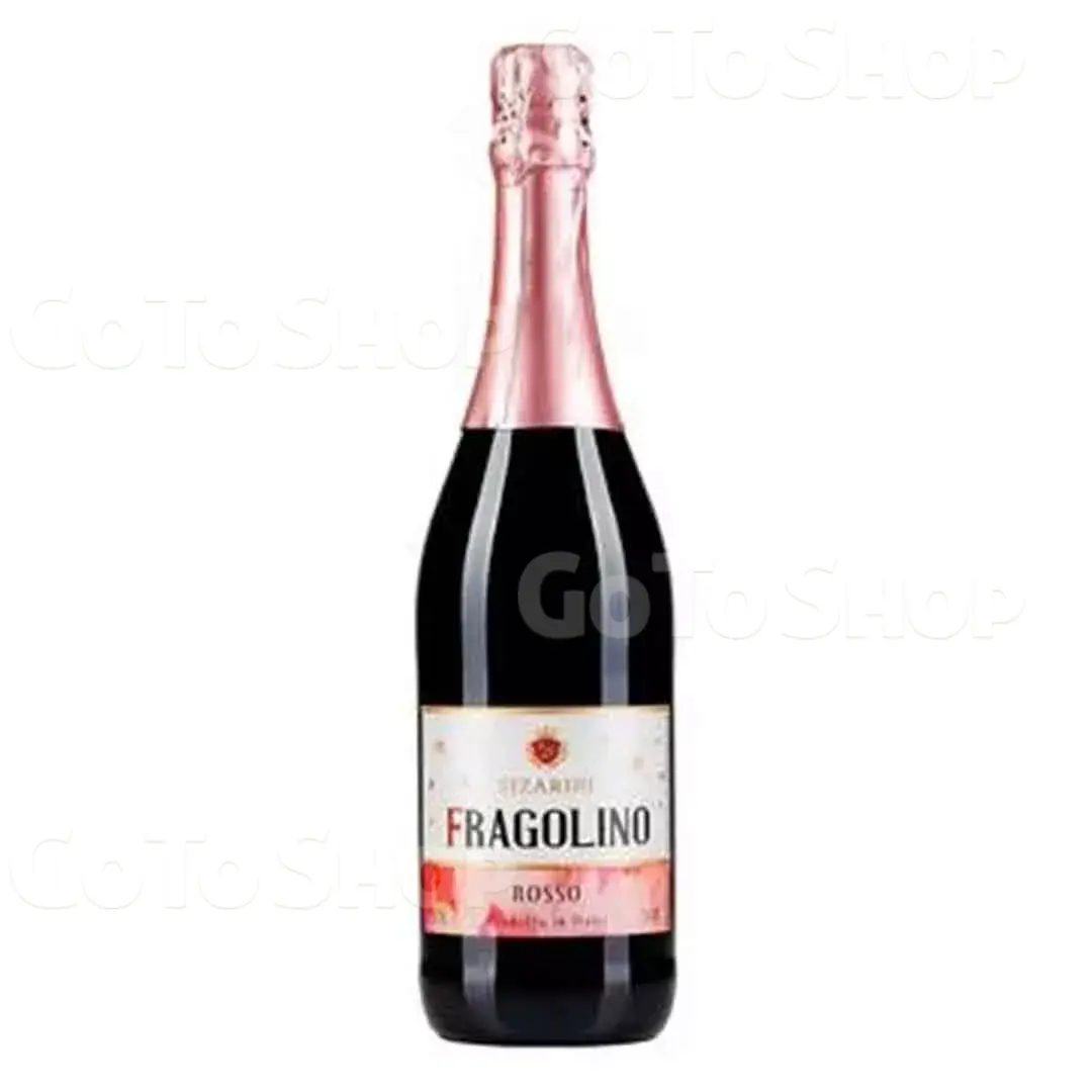 Вино ігристе Sizarini Fragolino Rosso червоне солодке 0,75л 7,5%