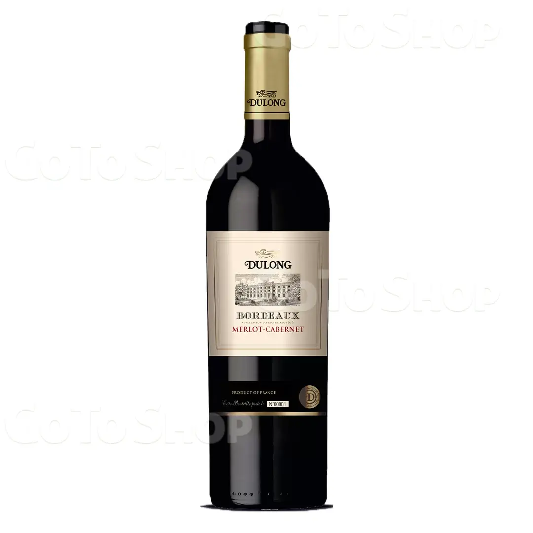 Вино Dulong Bordeaux Merlot-Cabernet красное сухое 0,75л 13%