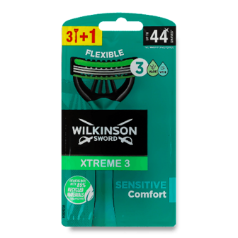 Бритви одноразові Wilkinson Sword Xtreme 3 Sensit 3+1 4шт