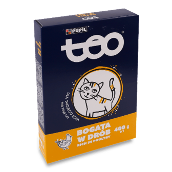 Корм для котів Teo з домашньою птицею сухий 400г