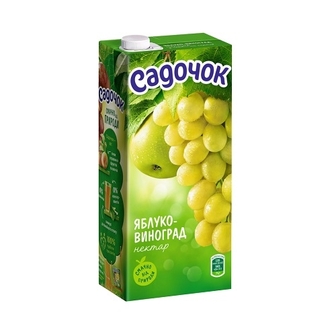 Нектар 0,95л Садочок Яблуко-Виноград 