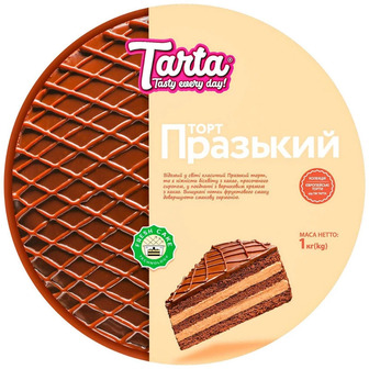 Торт Tarta Празький бісквітний 1кг