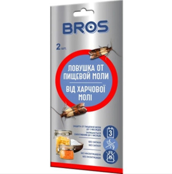 Липка стрічка проти харчової молі Bros, 2 шт.