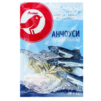 Анчоус сушений Auchan, 36 г