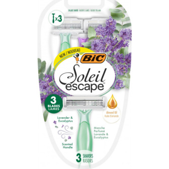 Бритва без змінних картриджів Bic Soleil Escape Lavanda 3 шт (3086123710856)