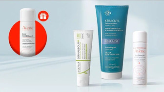 Купуй засоби для догляду за обличчям Avene, Ducray, A-Derma на суму від 499 грн та отримуй подарунок*!