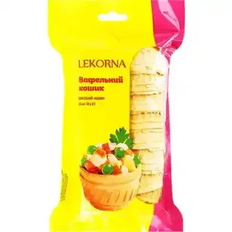 Тарталетки Lekorna Вафельний кошик 38 г