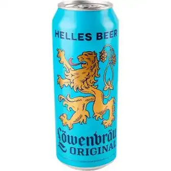 Пиво Löwenbräu Original світле пастеризоване 5.1% 0.5 л