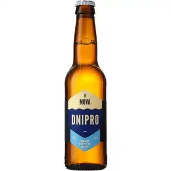 Пиво MOVA Dnipro City Beer 4.6% 0,33 л