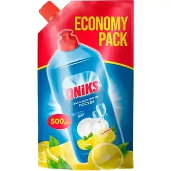 Засіб для миття посуду Oniks Лимон doypack 500 мл