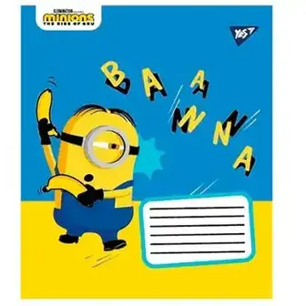 Зошит YES Minions2 А5 12 аркушів лінія