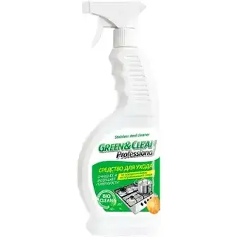 Засіб Green&Clean Professional для догляду за поверхнями з нержавіючої сталі 500 мл