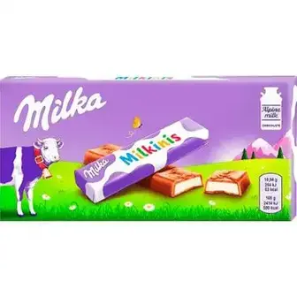 Шоколад Milka Milkinis молочний з молочною начинкою 87,5 г