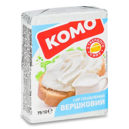 Сир плавлений «Комо» вершковий 40%, 75г