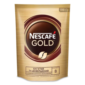 Кава розчинна Nescafe Gold сублімована, 310г