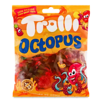 Мармелад жувальний Trolli Octopus, 100г