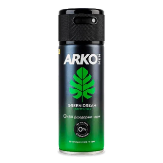 Дезодорант-спрей Arko Men Green Dream, 150мл