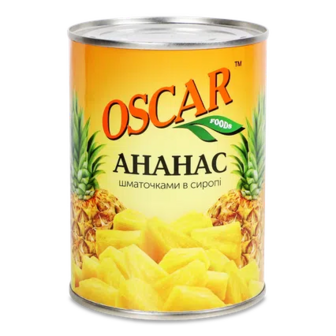 Ананаси Оscar шматочками, 580мл