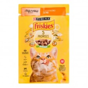 Корм Д/Котiв З Куркою В Соусi 85Г Friskies