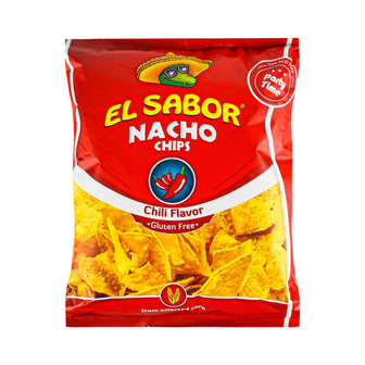 Чіпси El Sabor Nacho зі смаком перцю Чилі 225г