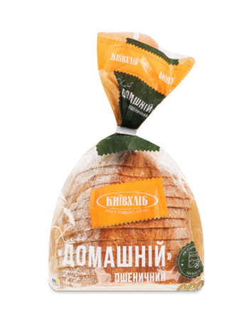 Хліб Київхліб домашній пшеничний половина виробу, 350 г п/е