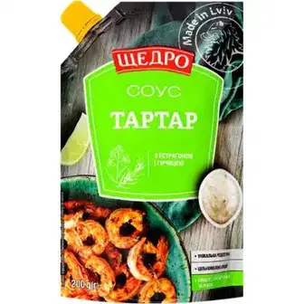 Соус Щедро Тартар 200 г