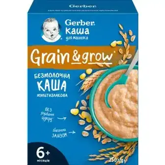 Каша молочна Gerber Пшенично-вівсяна з кіноа та бананами 240 г